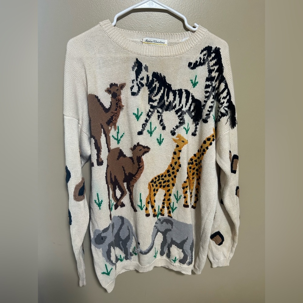 Vintage Noah’s Ark Sweater